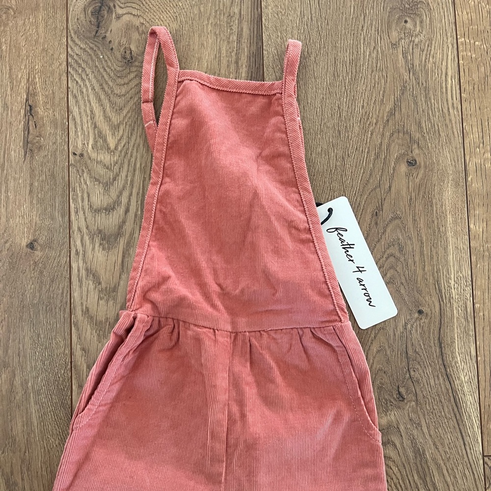 NWT feather 4 Areow corduroy romper